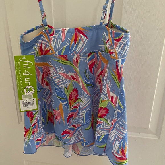 Fit 4U Tankini Swim Top NWT - Picture 7 of 14